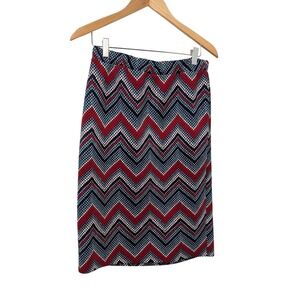 Cato‎ Women's CHEVRON PATTERN SKIRT - SIZE M